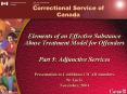 Elements of an Effective Substance Abuse Treatment Model for Offenders PowerPoint PPT Presentation