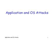 Application and OS Attacks