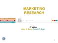 MARKETING RESEARCH PowerPoint PPT Presentation