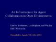 An Infrastructure for Agent Collaboration in Open Environments PowerPoint PPT Presentation