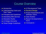 Course Overview