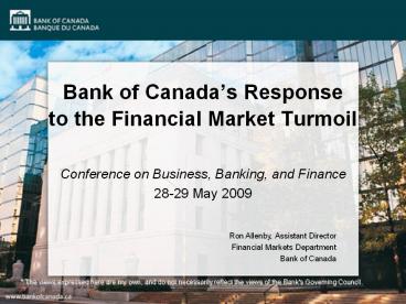 Bank of Canada
