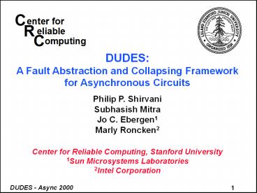 RATS talk - Spring 95/96