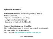 Cybernetic Systems III