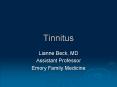 Tinnitus PowerPoint PPT Presentation