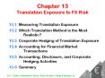 Chapter 13 Translation Exposure to FX Risk PowerPoint PPT Presentation