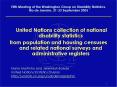 United Nations collection of national disability statistics PowerPoint PPT Presentation