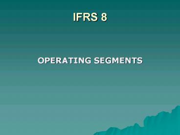 IFRS 8