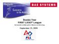 Rookie Year FIRST LEGO League PowerPoint PPT Presentation