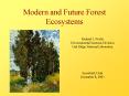 Modern and Future Forest Ecosystems PowerPoint PPT Presentation