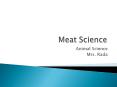 Meat Science PowerPoint PPT Presentation