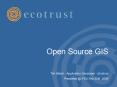 Open Source GIS PowerPoint PPT Presentation