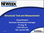Structural Test and Measurement
