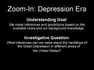 ZoomIn: Depression Era