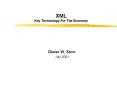 XML Key Technology For The Economy PowerPoint PPT Presentation