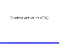 Student Activities PowerPoint PPT Presentation