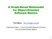 A GraphBased Metamodel for ObjectOriented Software Metrics