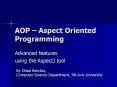 AOP Aspect Oriented Programming PowerPoint PPT Presentation