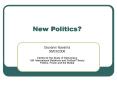 New Politics PowerPoint PPT Presentation