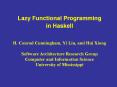 Lazy Functional Programming in Haskell PowerPoint PPT Presentation