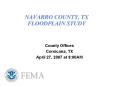 NAVARRO COUNTY, TX FLOODPLAIN STUDY PowerPoint PPT Presentation