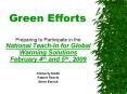 Green Efforts PowerPoint PPT Presentation