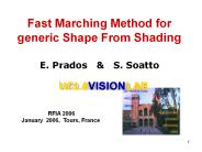 Fast Marching Method for generic Shape From Shading