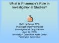 What is Pharmacy PowerPoint PPT Presentation