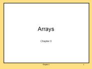 Arrays