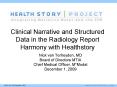 Clinical Narrative and Structured Data in the Radiology Report Harmony with Healthstory PowerPoint PPT Presentation