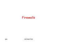 Firewalls