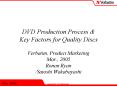 DVD Production Process PowerPoint PPT Presentation