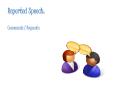 Reported Speech: PowerPoint PPT Presentation