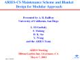 ARIES-CS Maintenance Scheme and Blanket Design for Modular Approach PowerPoint PPT Presentation