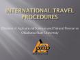 International Travel Procedures PowerPoint PPT Presentation