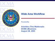 Wide Area Workflow