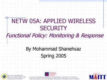 presentation player overlay