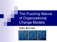 The Puzzling Nature of Organizational Change Models PowerPoint PPT Presentation