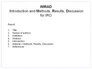 IMRAD