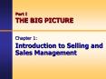 Part I THE BIG PICTURE PowerPoint PPT Presentation
