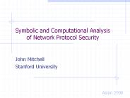 Symbolic and Computational Analysis of Network Protocol Security