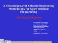 A Knowledge Level Software Engineering Methodology for Agent Oriented Programming PowerPoint PPT Presentation