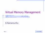 Virtual Memory Management