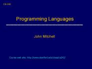 Programming Languages