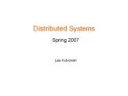 Distributed Systems