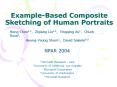 Example-Based Composite Sketching of Human Portraits PowerPoint PPT Presentation