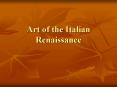 Art of the Italian Renaissance PowerPoint PPT Presentation