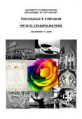 UNIVERSITY OF MANCHESTER DEPARTMENT OF ART HISTORY POSTGRADUATE SYMPOSIUM ARTISTIC CROSSPOLINATIONS PowerPoint PPT Presentation
