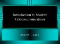 Introduction to Modern Telecommunications PowerPoint PPT Presentation