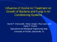 Influence of Ozone Air Treatment on Growth of Bacteria and Fungi in Air Conditioning Systems PowerPoint PPT Presentation